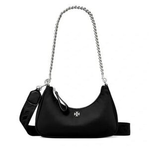 Tory Burch Black Silver Bag